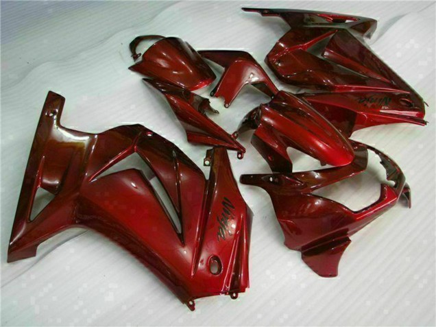 Rabatt Kawasaki EX250 Motorrad Verkleidung 2008-2012 - Kastanienbraun Rot