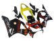 Rabatt Honda CBR900RR 954 Motorrad Verkleidung 2002-2003 - Gelb Rot Glanzendes Schwarz Repsol Rossi