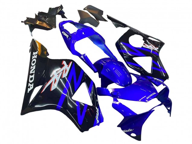 Rabatt Honda CBR900RR 954 Motorrad Verkleidung Kit 2002-2003 - Blau Glanzendes Schwarz