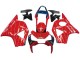 Rabatt Honda CBR900RR 954 Motorrad Verkleidung 2002-2003 - Rot Dunkel Blau Dunlop