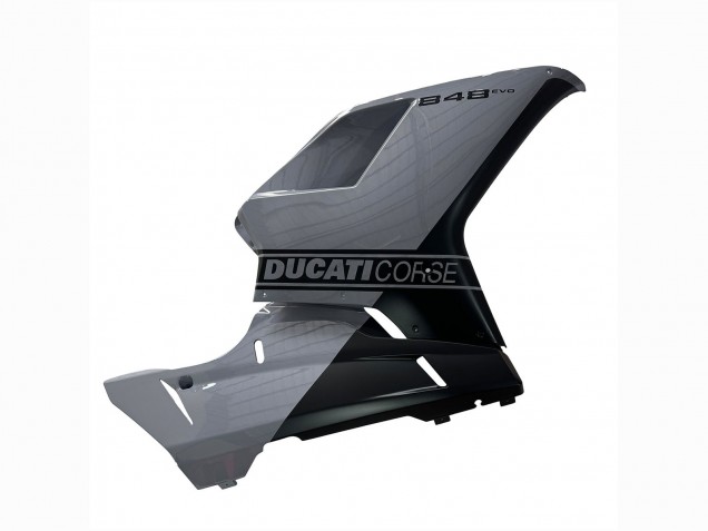 Rabatt Ducati 848 Motorrad Verkleidung 2007-2014 - Silber Gold Matt Schwarz