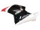 Rabatt Ducati 848/1098/1198 Motorrad Verkleidung 2007-2014 - Weiss Rot Glanzendes Schwarz