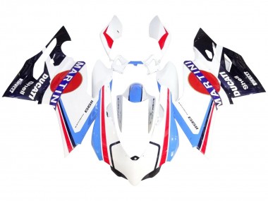 Rabatt Ducati 1199 Motorrad Verkleidung 2011-2014 - Weiss Rot Blau Glanzendes Schwarz Martini
