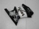 Rabatt Kawasaki EX250 Motorrad Verkleidung 2008-2012 - Glanzendes Schwarz Weiss West