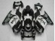 Rabatt Kawasaki EX250 Motorrad Verkleidung 2008-2012 - Glanzendes Schwarz Weiss West