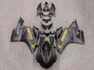 Rabatt Ducati Panigale 899/1199 Motorrad Verkleidung 2011-2014 - Schwarzer Carbonfaser Stil