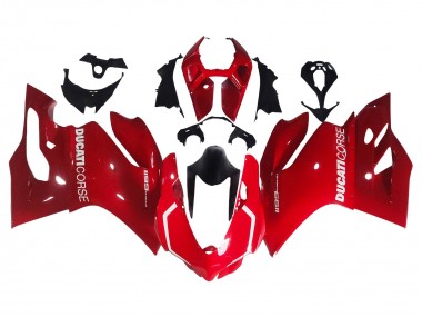 Rabatt Ducati 1199 Motorrad Verkleidung 2011-2014 - Rot
