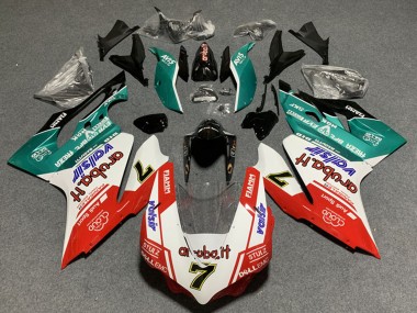 Rabatt Ducati Panigale 899/1199 Motorrad Verkleidung 2011-2014 - Weiss Rot Grun Glanzendes Schwarz Avis Valsir 7