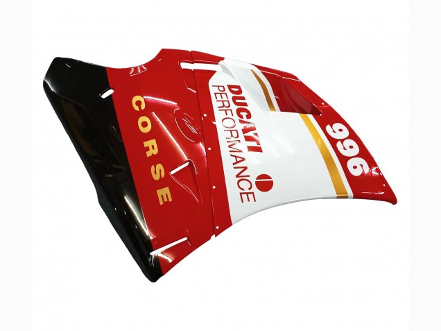 Rabatt Ducati 996 Motorrad Verkleidung 1993-2005 - Weiss Rot Gold Glanzendes Schwarz Corse Performance