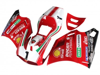 Rabatt Ducati 748/916/996/998 Motorrad Verkleidung 1993-2005 - Weiss Rot Gelb Grun Glanzendes Schwarz Performance
