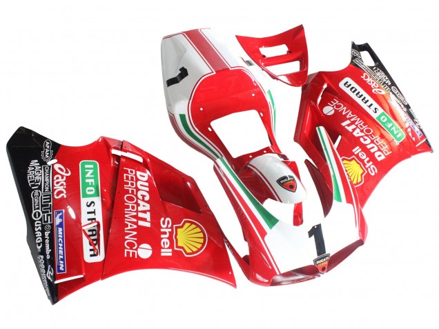 Rabatt Ducati 748/916/996/998 Motorrad Verkleidung 1993-2005 - Weiss Rot Gelb Grun Glanzendes Schwarz Performance