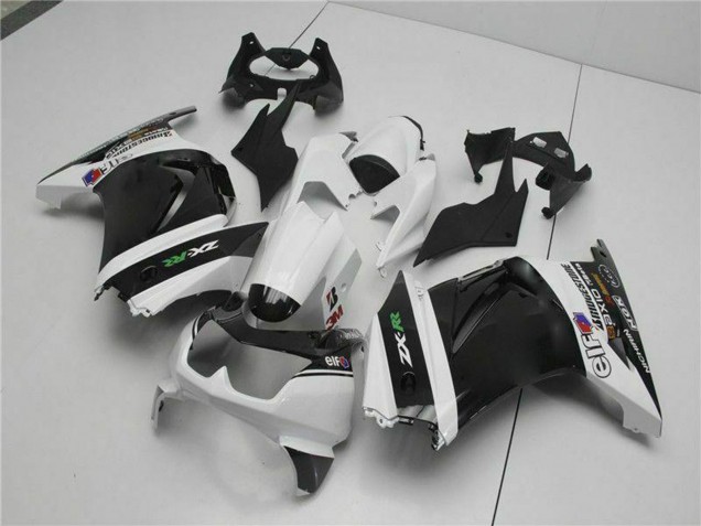 Rabatt Kawasaki EX250 Motorrad Verkleidung 2008-2012 - Weiss Schwarz Grun