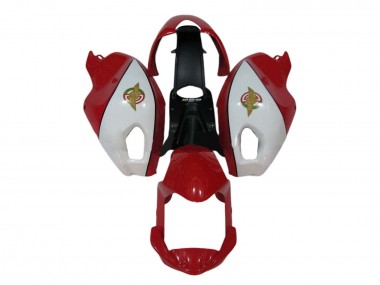 Rabatt Ducati Monster 696 796 1100 1100S Motorrad Verkleidung 2008-2012 - Weiss Rot