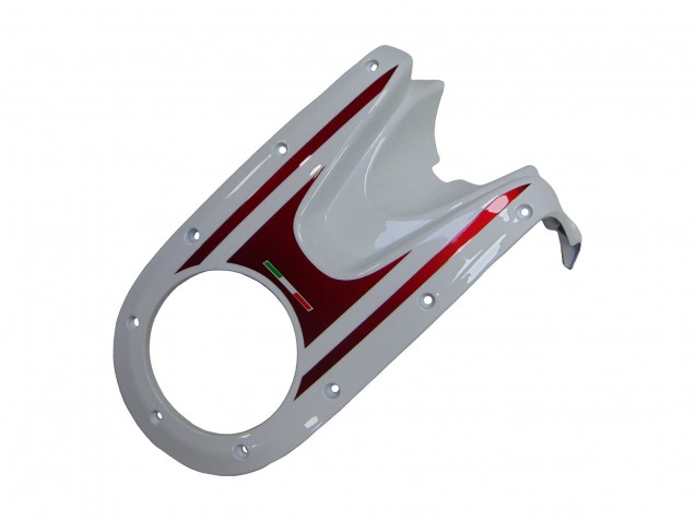 Rabatt Ducati Monster 696 796 1100 1100S Motorrad Verkleidung 2008-2012 - Weiss Rot Glanzendes Schwarz