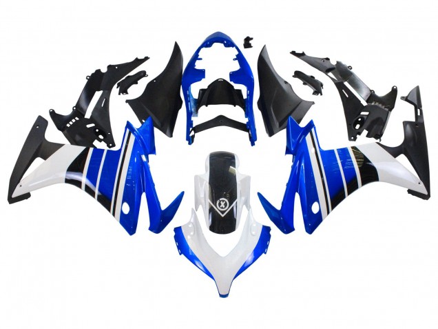 Rabatt Honda CBR500R Motorrad Verkleidung 2013-2015 - Blau Weiss Matt Schwarz