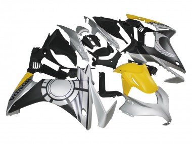 Rabatt Honda CBR500R Motorrad Verkleidung 2013-2015 - Silber Gelb Matt Schwarz