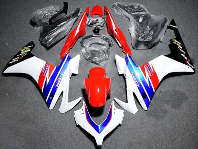 Rabatt Honda CBR500R Motorrad Verkleidung 2013-2015 - Weiss Rot Blau HRC