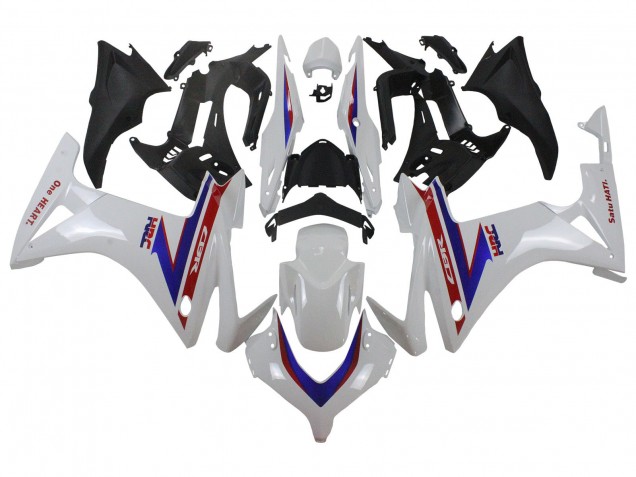 Rabatt Honda CBR500R Motorrad Verkleidung 2013-2015 - Weiss Rot Blau HRC