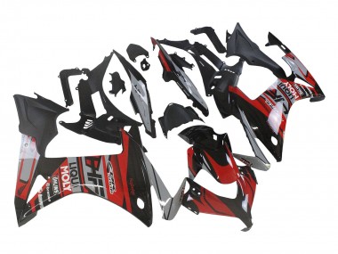 Rabatt Honda CBR500R Motorrad Verkleidung 2013-2015 - Rot Silber Glanzendes Schwarz