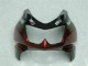 Rabatt Kawasaki EX250 Motorrad Verkleidung 2008-2012 - Glanzendes Schwarz Kastanienbraun Rot