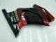 Rabatt Kawasaki EX250 Motorrad Verkleidung 2008-2012 - Glanzendes Schwarz Kastanienbraun Rot
