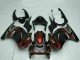 Rabatt Kawasaki EX250 Motorrad Verkleidung 2008-2012 - Glanzendes Schwarz Kastanienbraun Rot