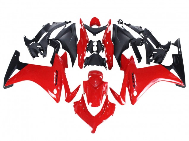 Rabatt Honda CBR500R Motorrad Verkleidung 2013-2015 - Rot Matt Schwarz