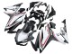 Rabatt Honda CBR500R Motorrad Verkleidung 2016-2018 - Weiss Rot Matt Schwarz