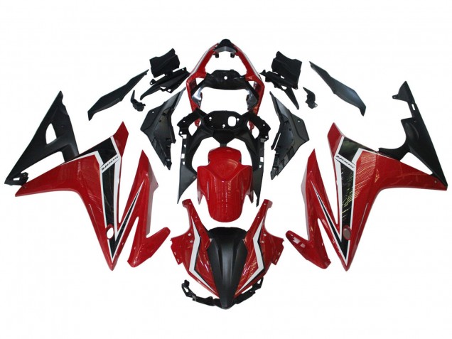 Rabatt Honda CBR500R Motorrad Verkleidung 2016-2018 - Rot Weiss Matt Schwarz