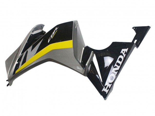 Rabatt Honda CBR500R Motorrad Verkleidung 2022-2023 - Silber Gelb Glanzendes Schwarz
