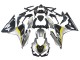 Rabatt Honda CBR500R Motorrad Verkleidung 2022-2023 - Silber Gelb Glanzendes Schwarz