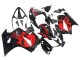 Rabatt Honda VFR 800 Motorrad Verkleidung 2002-2013 - Glanzendes Schwarz Rot