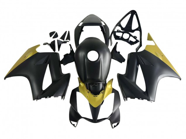 Rabatt Honda VFR 800 Motorrad Verkleidung 2002-2013 - Gelb Matt Schwarz