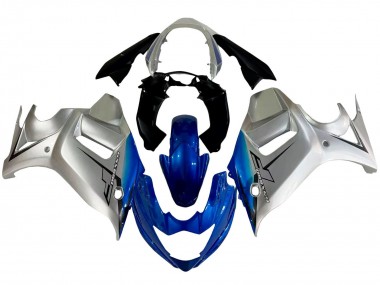 Rabatt Suzuki GSX650F Motorrad Verkleidung 2008-2013 - Silber Blau