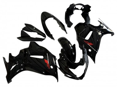 Rabatt Suzuki GSX650F Motorrad Verkleidung 2008-2013 - Glanzendes Schwarz