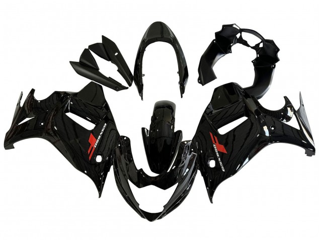 Rabatt Suzuki GSX650F Motorrad Verkleidung 2008-2013 - Glanzendes Schwarz