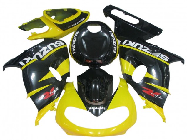 Rabatt Suzuki TL1000R Motorrad Verkleidung 1998-2003 - Glanzendes Schwarz Gelb