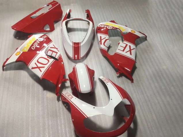 Rabatt Suzuki TL1000R Motorrad Verkleidung 1998-2003 - Weiss Rot Gelb Xerox