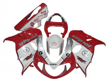 Rabatt Suzuki TL1000R Motorrad Verkleidung 1998-2003 - Rot Weiss Silber Jordan Motul Dunlop