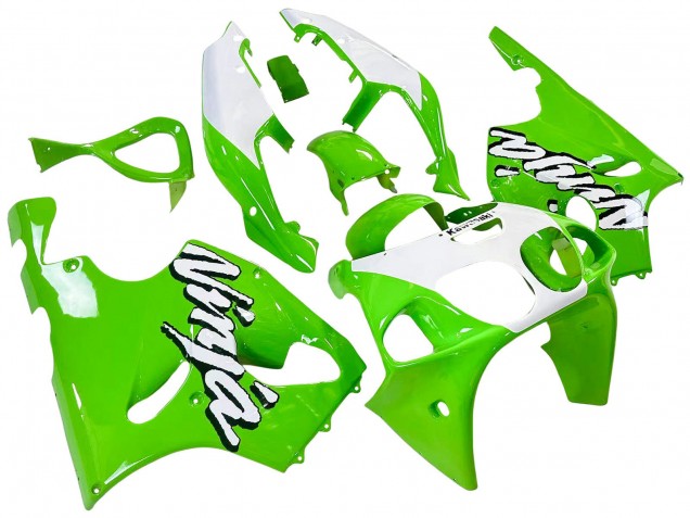 Rabatt Kawasaki ZX7R Motorrad Verkleidung 1996-2003 - Weiss Grun