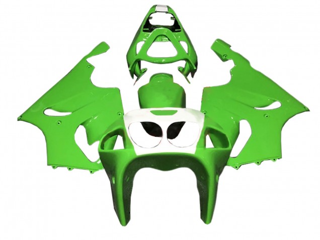 Rabatt Kawasaki ZX7R Motorrad Verkleidung 1996-2003 - Grun Weiss