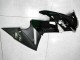 Rabatt Kawasaki EX650 Motorrad Verkleidung 2009-2011 - Glanzendes Schwarz Weiss Aufkleber