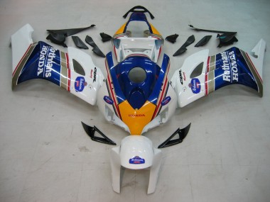 Rabatt Honda CBR1000RR Motorrad Verkleidung 2004-2005 - Weiss Blau Gold Rothmans
