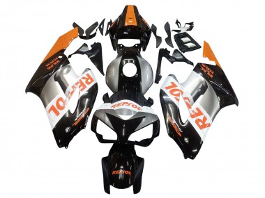 Rabatt Honda CBR1000RR Motorrad Verkleidung 2004-2005 - Orange Silber Glanzendes Schwarz Repsol