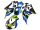 Rabatt Honda CBR1000RR Motorrad Verkleidung 2006-2007 - Blau Fluoreszierendes Grun Glanzendes Schwarz Hai 46