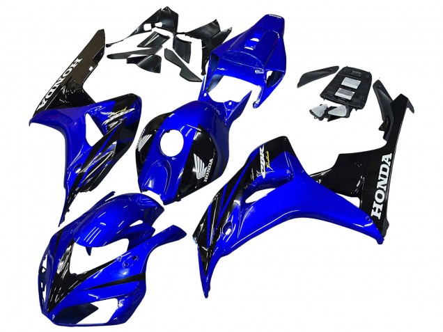 Rabatt Honda CBR1000RR Motorrad Verkleidung 2006-2007 - Blau Glanzendes Schwarz