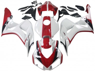 Rabatt Honda CBR1000RR Motorrad Verkleidung Kit 2006-2007 - Weiss Rot Glanzendes Schwarz