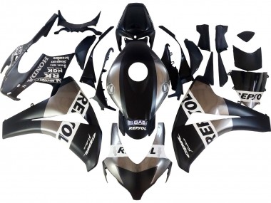 Rabatt Honda CBR1000RR Motorrad Verkleidung 2008-2011 - Silber Matt Schwarz Repsol