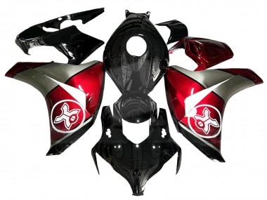 Rabatt Honda CBR1000RR Motorrad Verkleidung 2008-2011 - Grau Rot Glanzendes Schwarz