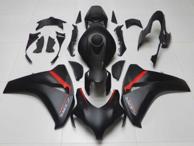 Rabatt Honda CBR1000RR Motorrad Verkleidung 2008-2011 - Matt Schwarz Rot Fireblade